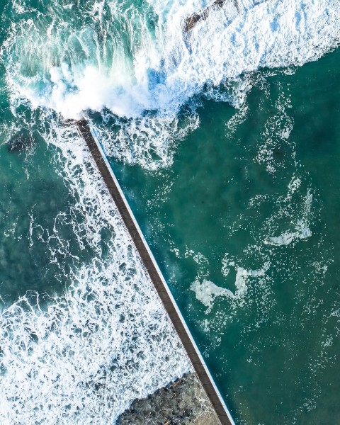ocean pooling at Forster Ocean Baths